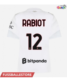 Günstige AC Milan Adrien Rabiot #12 Auswärtstrikot Damen 2026-27 Kurzarm